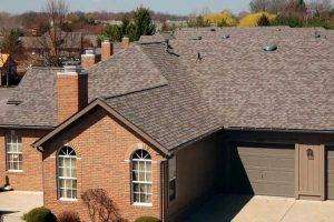 New shingle roof installation