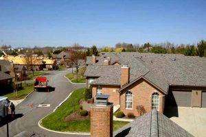 New shingle roof installation