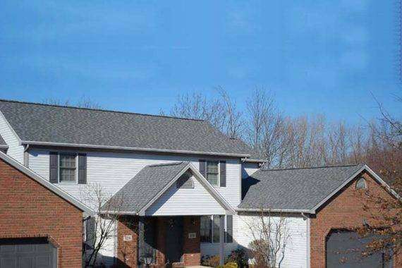 New shingle roof on home