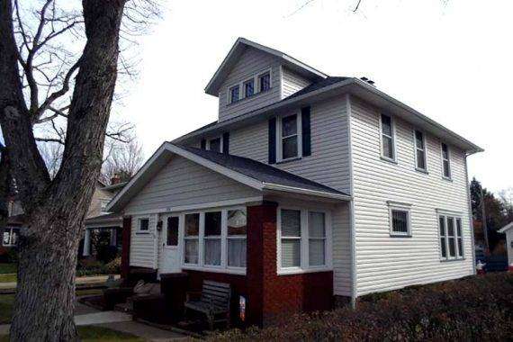 New shingle roof installation