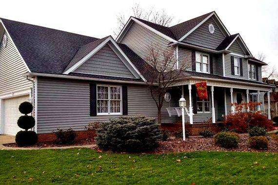 New shingle roof installation