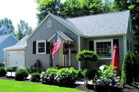 New shingle roof installation