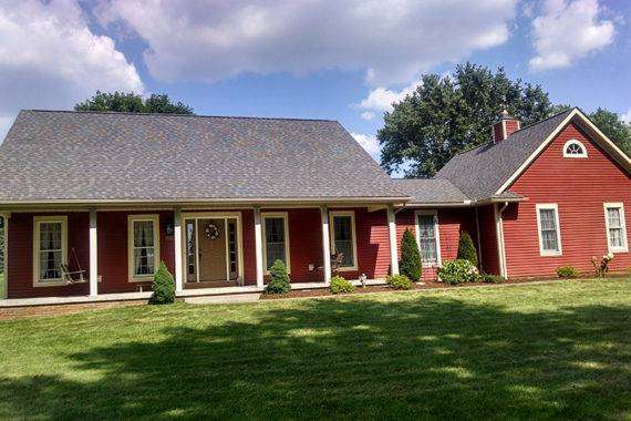 New shingle roof